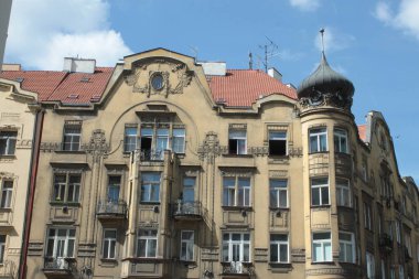 Panoramic view on old part of Prague