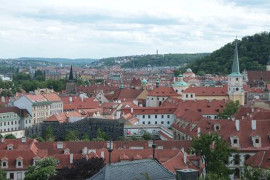 Panoramic view on old part of Prague