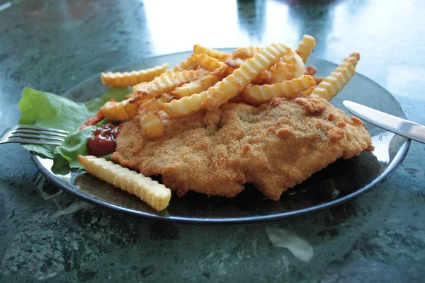 Fritos Com Peito Chiken — Fotografia de Stock