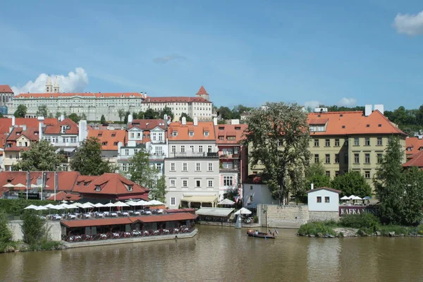 Panoramiczne Widoki Starą Część Pragi — Zdjęcie stockowe