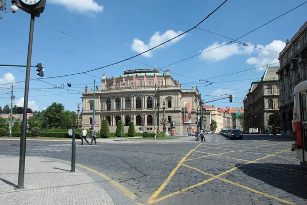 Panoramic view on old part of Prague