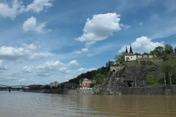 Panoramic view on old part of Prague