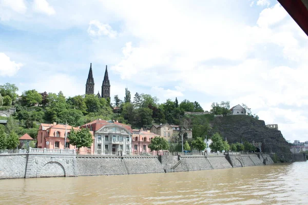 Panoramic view on old part of Prague