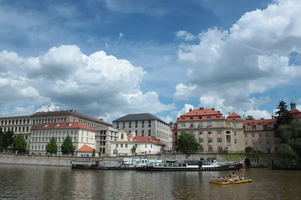 Panoramic view on old part of Prague