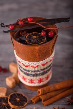 Kış mulled şarap