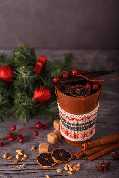 Christmas mulled wine — Stock Photo, Image