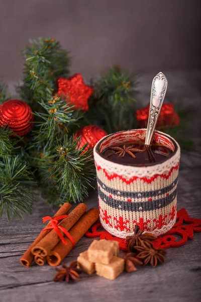 Christmas mulled wine — Stock Photo, Image