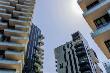 Milan gökdelen Porta Nuova bölgesinde
