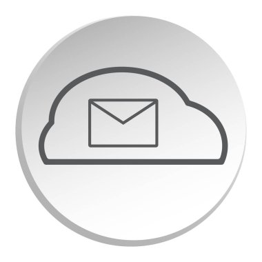 Bulut bilgi işlem sembolü - e-posta