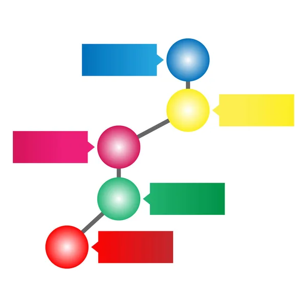 Ensemble de modèle d'infographie — Image vectorielle