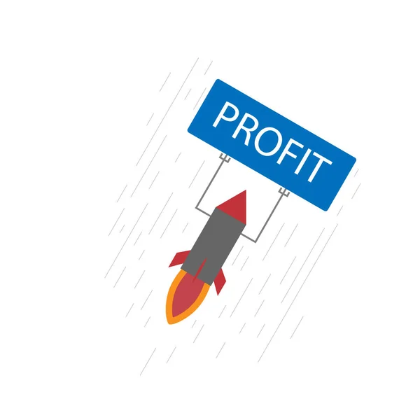 Conceptul Boost Profit — Vector de stoc