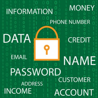 Arka plan güvenlik teknoloji dijital veri / bilgi 