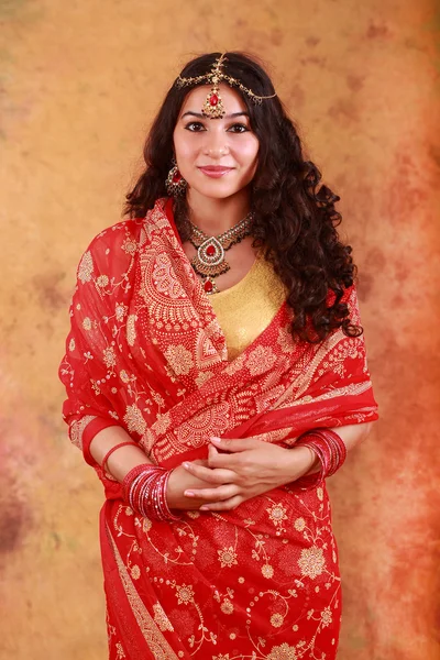 Gyönyörű indiai lány — Stock Fotó