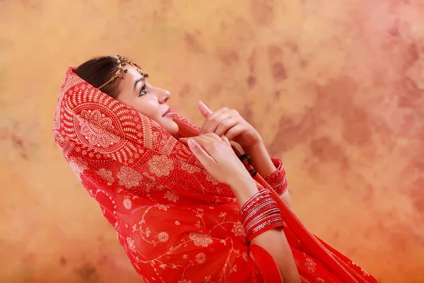 아름 다운 인도 여자 로열티 프리 스톡 사진