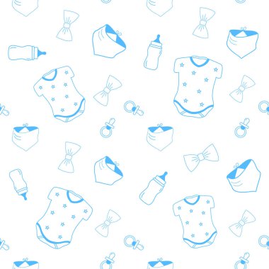 Bebek çocuk beyaz sorunsuz arka plan