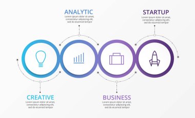 Creative Infographic konsepti.