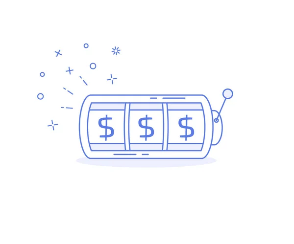 Dinheiro feliz no ícone de máquina de fenda —  Vetores de Stock