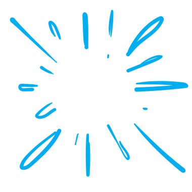 su ya da yangın karalama çizim vektörü