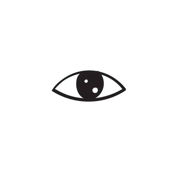 Icono del ojo. Símbolo de visión. vector lineal pictogram.hand dibujado doodle estilo vector aislado — Vector de stock