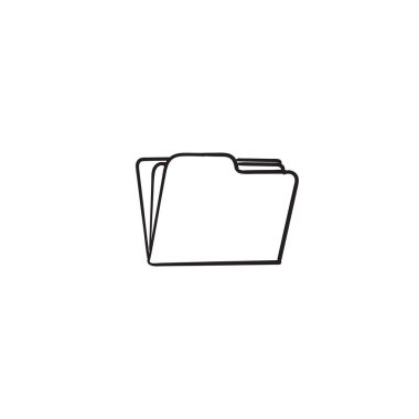 El çizimi dizin simgesi çizim çizim çizimi biçimi