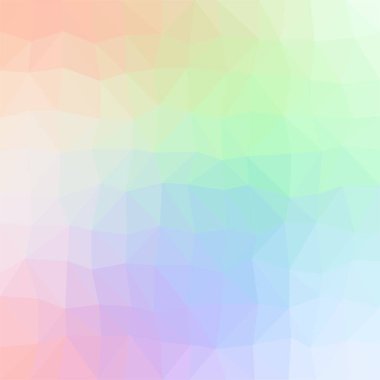 Çok renkli vektör arka plan farklı renklerde üçgen oluşur. Mozaik zemin geometrik öğelerin. Soyut gökkuşağı desen kesimi