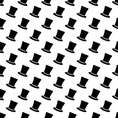 Erkek arka plan siyah silindir üst üste kurdele ile her diğer ve dönüşümlü olarak altında beyaz bir arka plan yol açtı. Lüks beyefendinin şapkasını başına