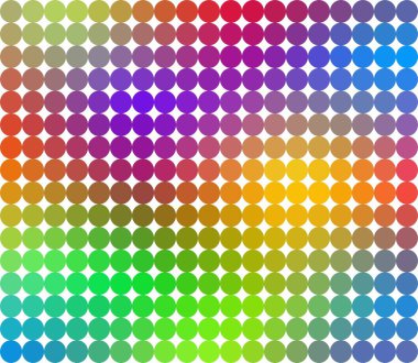 Renkli arka plan koyu ve açık halkalar bir satır yan yana ve diğer beyaz bir arka plan üzerinde aşağıdaki oluşur. Mozaik zemin geometrik öğelerin. Soyut daireler desen 