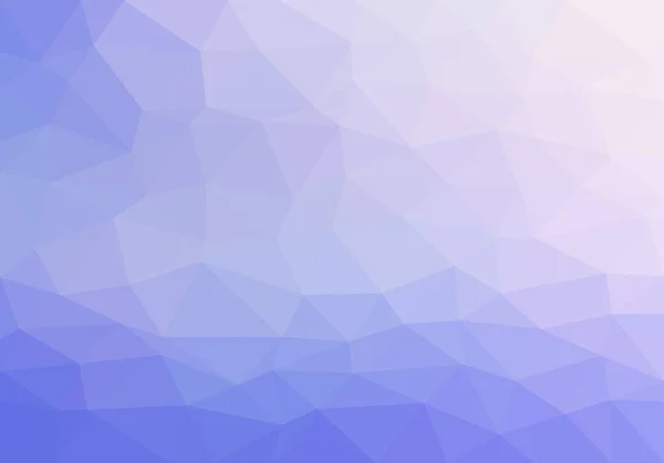 Fondo colorido que consiste en triángulos azules de diferentes colores en una fila al lado del otro y uno debajo del otro. Pixel fondo abstracto. Mosaico de elementos geométricos — Vector de stock