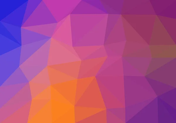 Bunter Hintergrund Bestehend Aus Dreiecken Unterschiedlicher Farben Einer Reihe Neben — Stockvektor