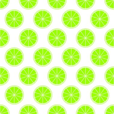 Satırda yan yana ve dönüşümlü olarak aşağıda kesilmiş taze Sulu kireç yeşil narenciye renkli halkalar. Sağlıklı meyve kavramı yemek, diyet yemek 