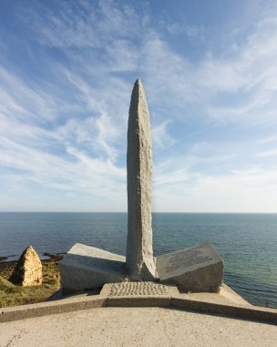 Normandiya, Fransa 'daki Pointe du Hoc anıtı, 2. Dünya Savaşı' nın en şiddetli işgalinin yaşandığı yer.