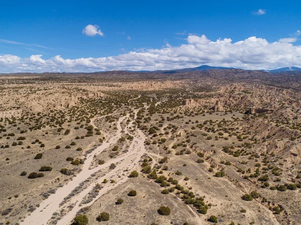 北ニューメキシコ州の広い空の景色 高い砂漠の風景 — ストック写真