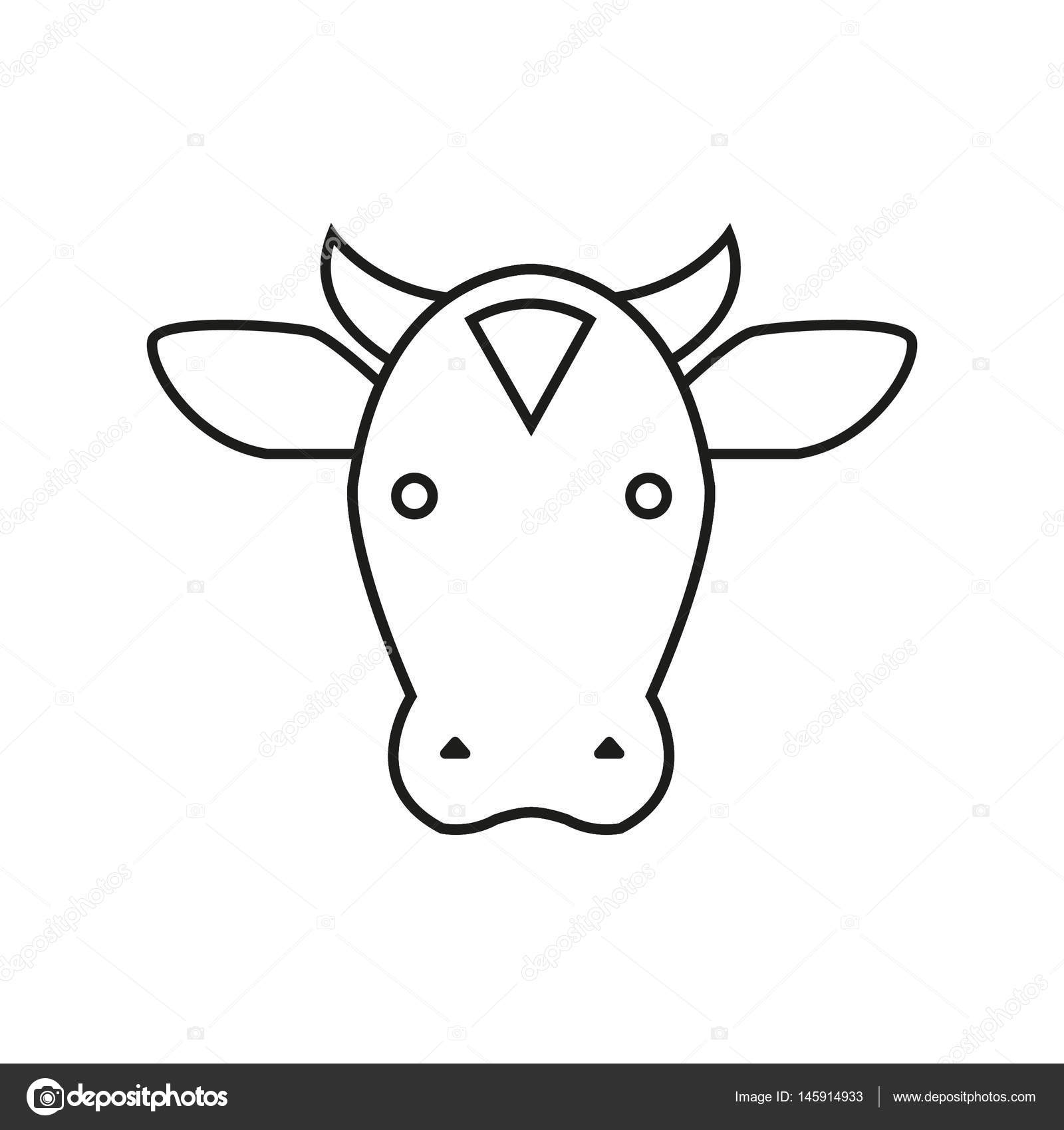 Simple cow icon — Stock Vector © AngBay #145914933