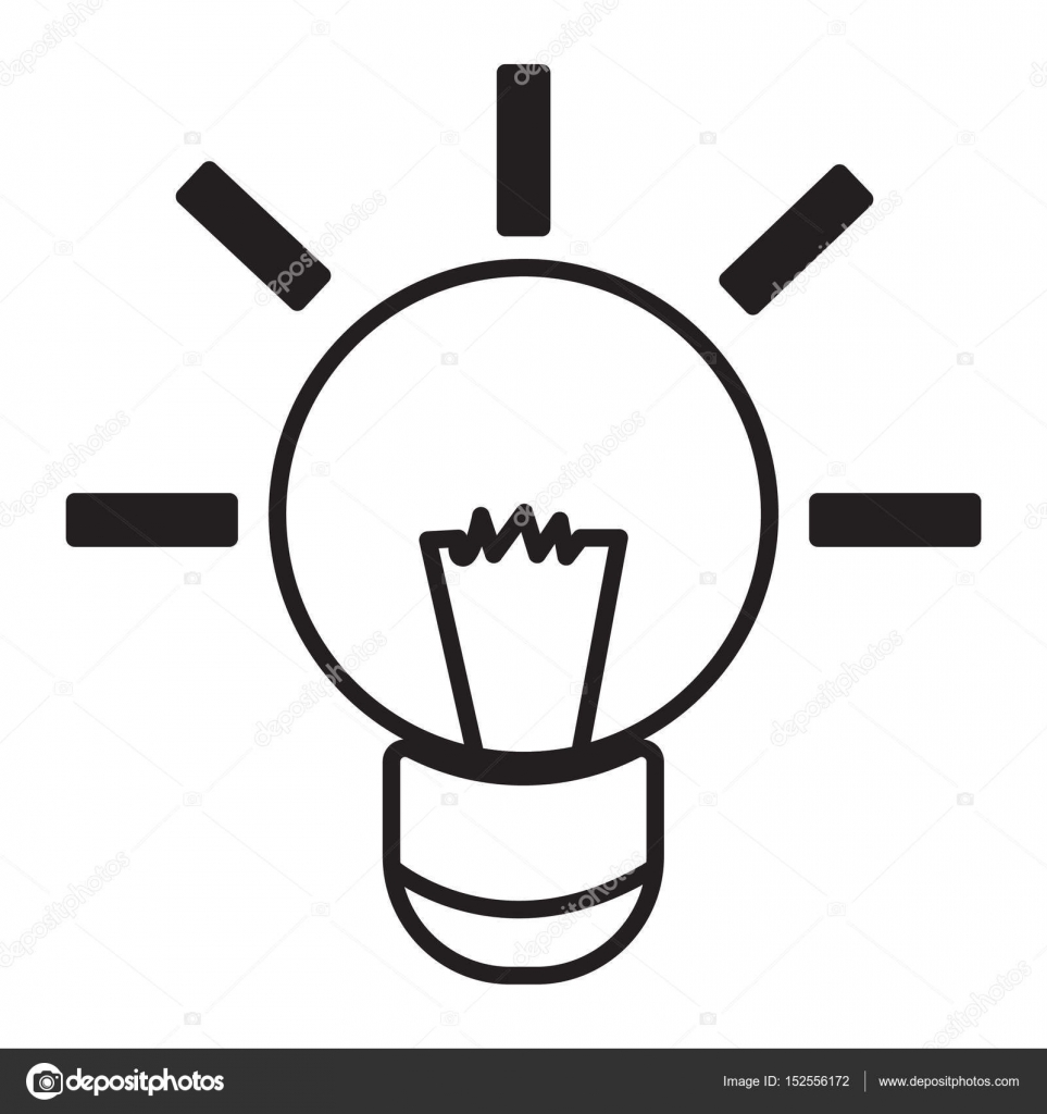 細い線ランプ アイコン ストックベクター C Angbay