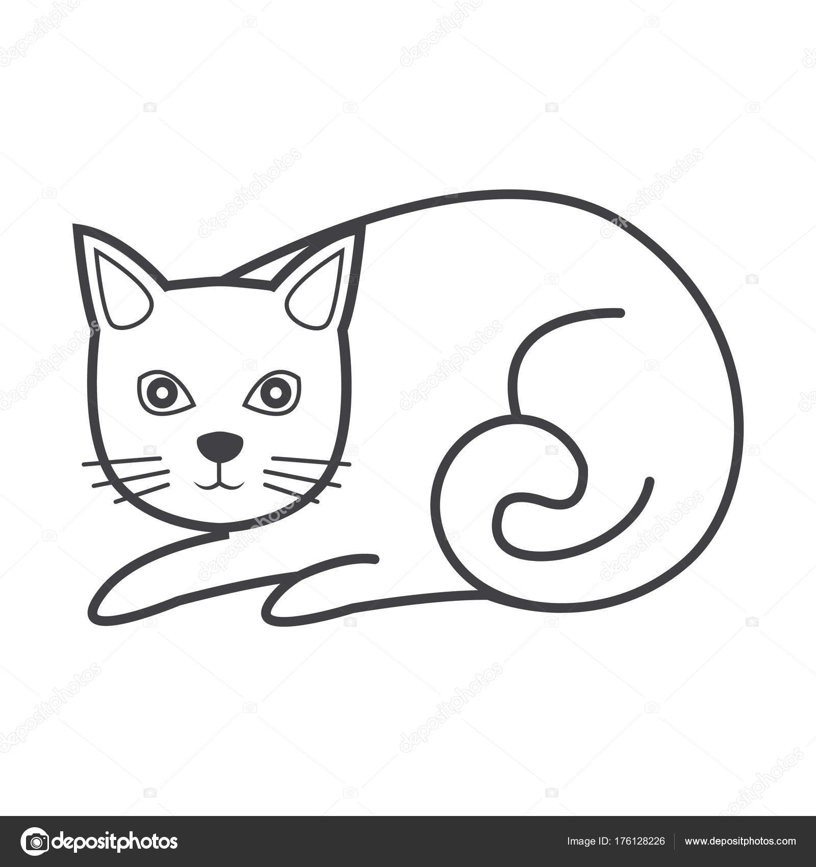 動物画像無料 無料ダウンロード猫 イラスト シンプル