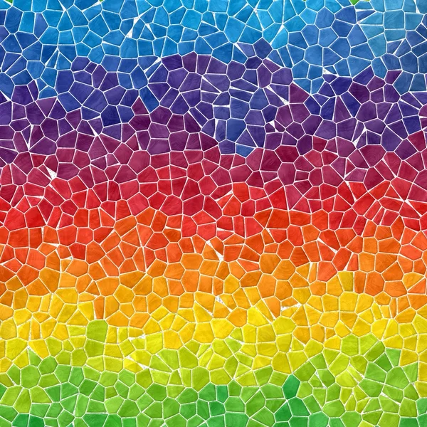 가로 줄무늬 무지개 색 회색 그라우트-풀 컬러 스펙트럼으로 추상 대리석 불규칙 한 플라스틱 돌 모자이크 패턴 질감 배경 — 스톡 사진