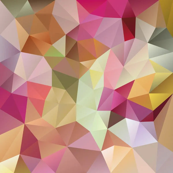 Vektor abstrak latar belakang poligon tidak teratur dengan pola segitiga dalam warna spektrum penuh pastel - Stok Vektor