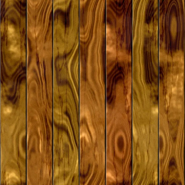ダークブラウンの木製デッキ ボード シームレスな背景の 7 つの板に — ストック写真