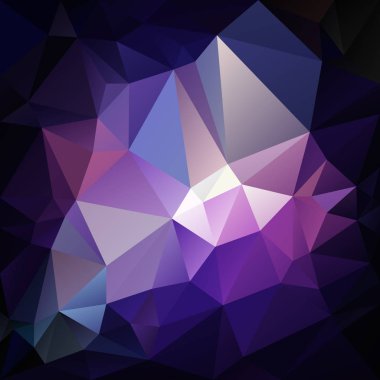 vektör soyut düzensiz poligon arka plan koyu mor, mavi ve mor renklerde üçgen bir desen ile
