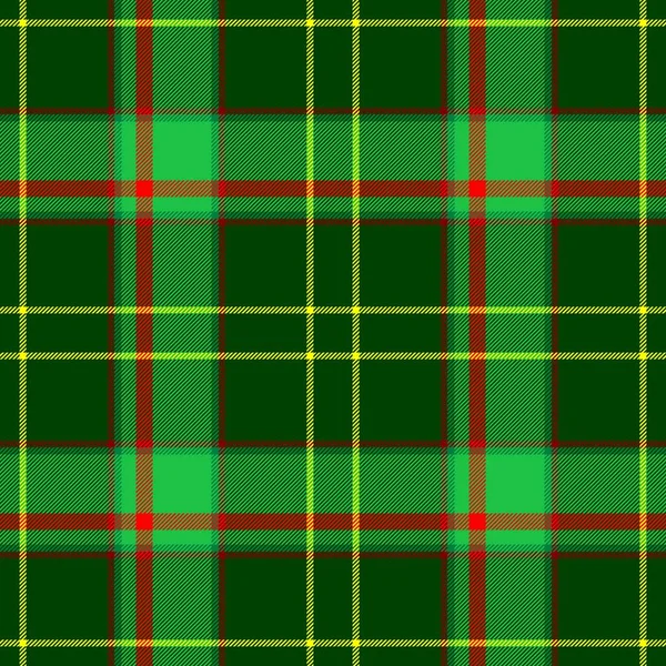 Zelené, červené a žluté barvy šek diamond tartan kostkované tkaniny vzor bezešvé textury pozadí — Stock fotografie