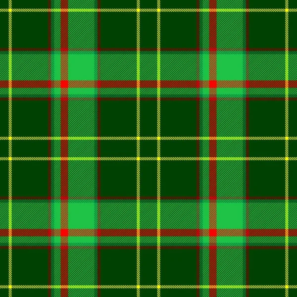 Grön, röd och gul färg kontrollera diamond tartan rutigt tyg sömlösa mönster textur bakgrund — Stockfoto