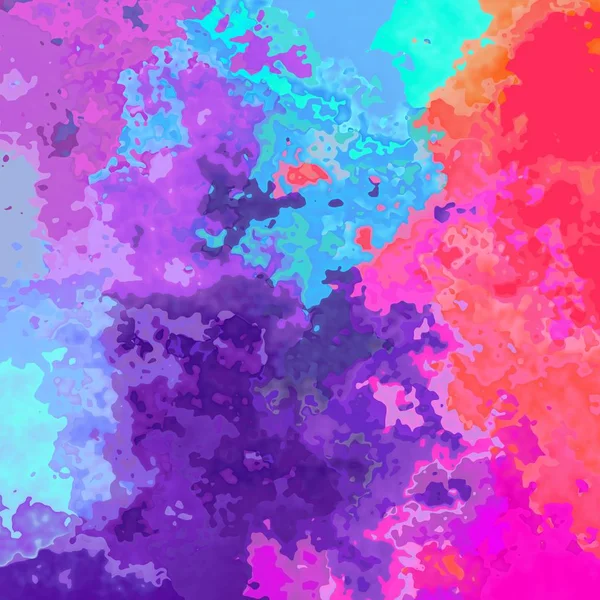 Fondo de textura de patrón manchado abstracto - neón pastel espectro de color completo arco iris — Foto de Stock