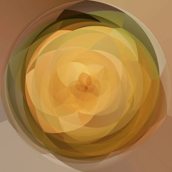 abstract modern art swirl background - gold yellow, brown and green colored