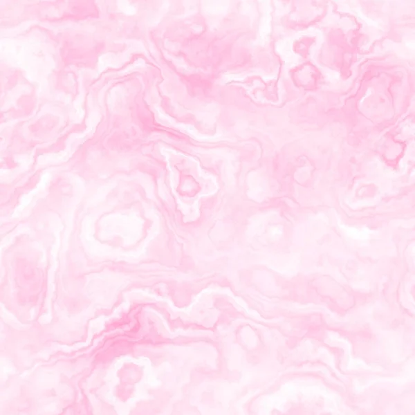 Mramorové achát kamenité vzor bezešvé texturu pozadí - pastelově světle růžové barvy — Stock fotografie
