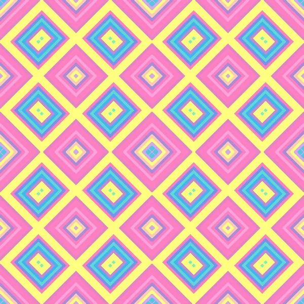Square seamless baby pattern background - pastel colored — Stock Photo, Image