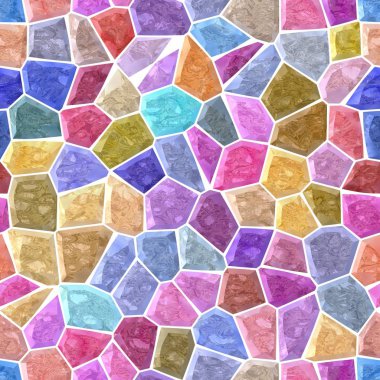 pastel tam spektrum soyut mermer düzensiz plastik taşlı mozaik desen doku sorunsuz arka plan beyaz harç ile _ multi renk renkli.