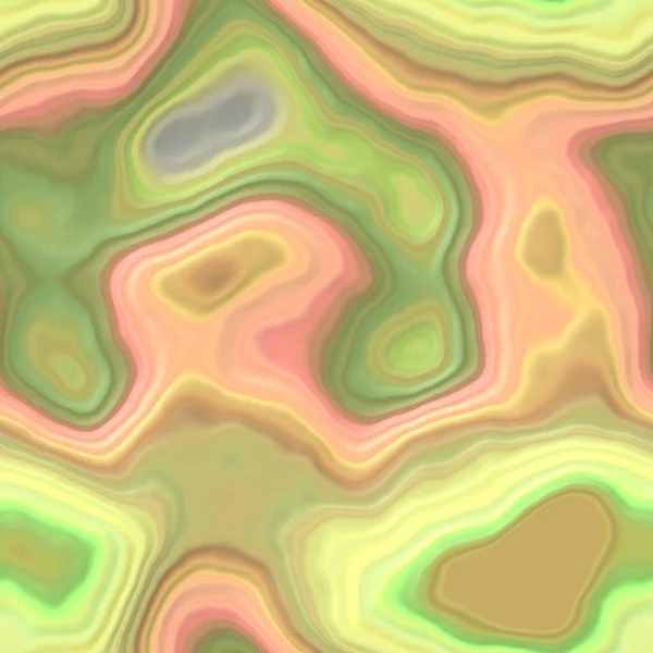 Marmor agat steniga sömlösa mönster textur bakgrund - pastell rosa, grönt, gult och beige färg — Stockfoto
