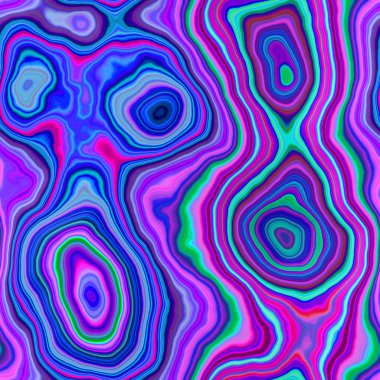 Akik Taşlı Dikişsiz desen doku arka plan - çok renkli - mavi, pembe, mor, yeşil mermer