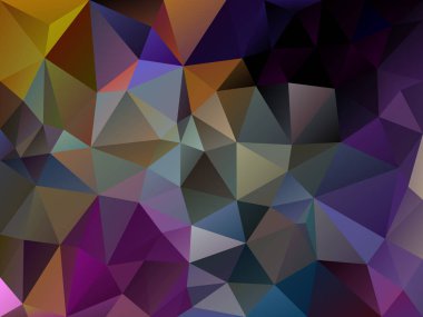 vektör soyut düzensiz poligon arka plan koyu mor çok renkli üçgen şeklinde ile