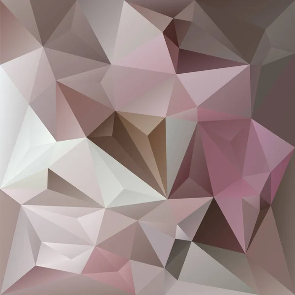 旧ピンク、すみれ色、灰色、ベージュ色の三角形のパターンをベクトル不規則な多角形の抽象的な背景 — ストックベクタ